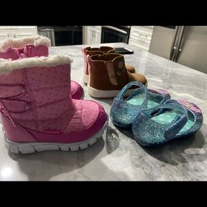 Toddlers boots, shoes 5 (3 pairs)